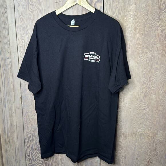 NWT Kona Coffee Flavor HULA GIRL CIGARS Aloha from Hawaii White T-Shirt M - Picture 3 of 6